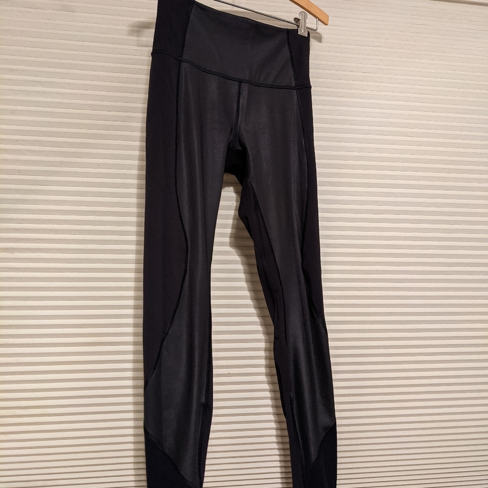 Faux leather lulu leggings